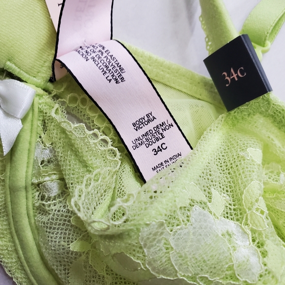 VS Body By Victoria Unlined Demi Bra 34C - Picture 6 of 7